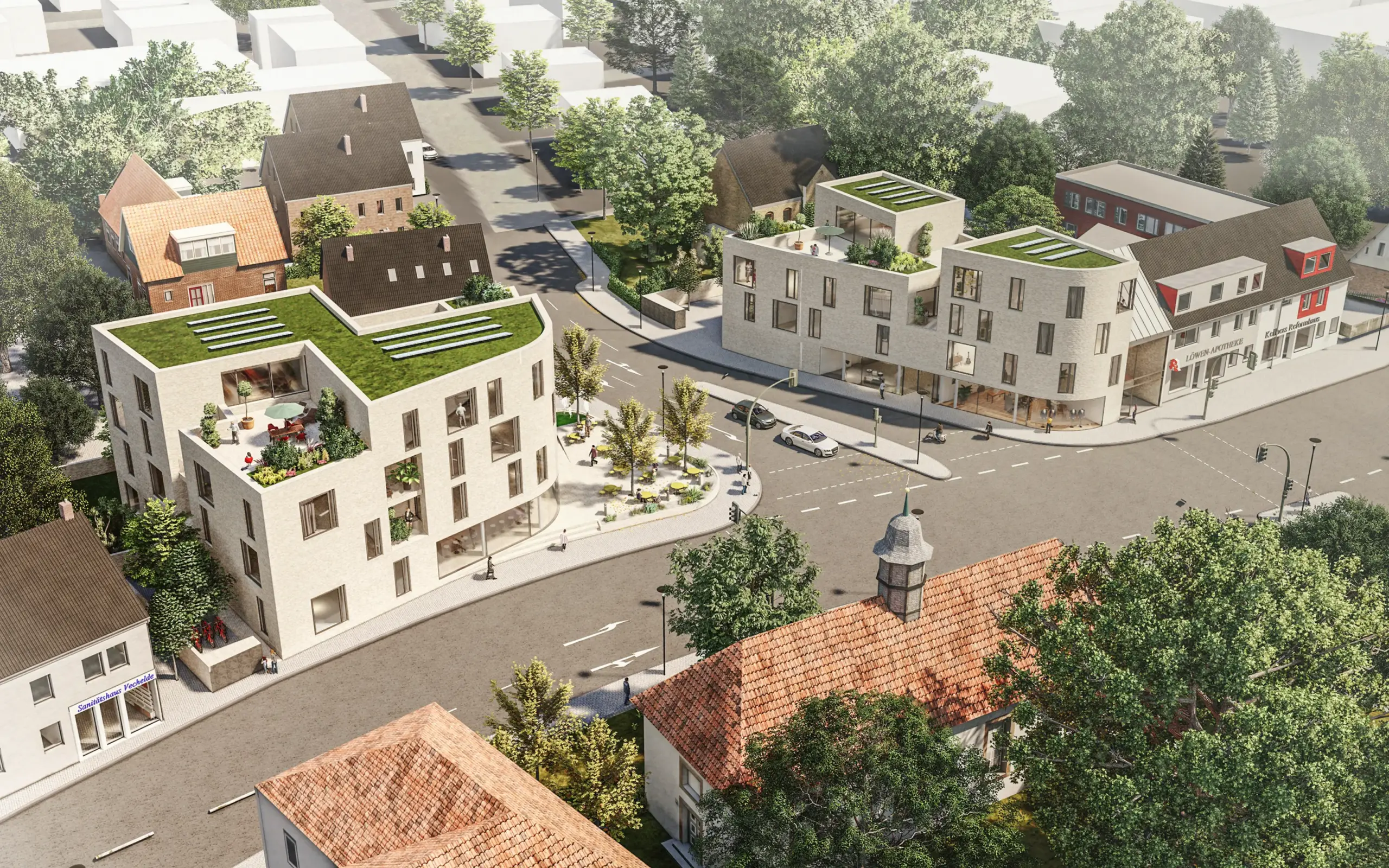 Wettbewerbsentwurf für die neue Ortsmitte Vechelde
